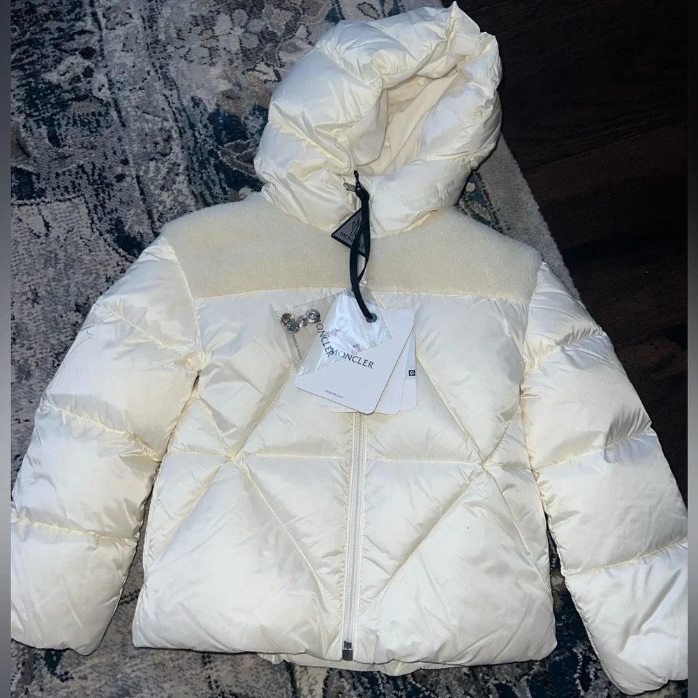 NWT Moncler Girls Arabette Giubbotto Coat | Size 3 - Picture 1 of 5
